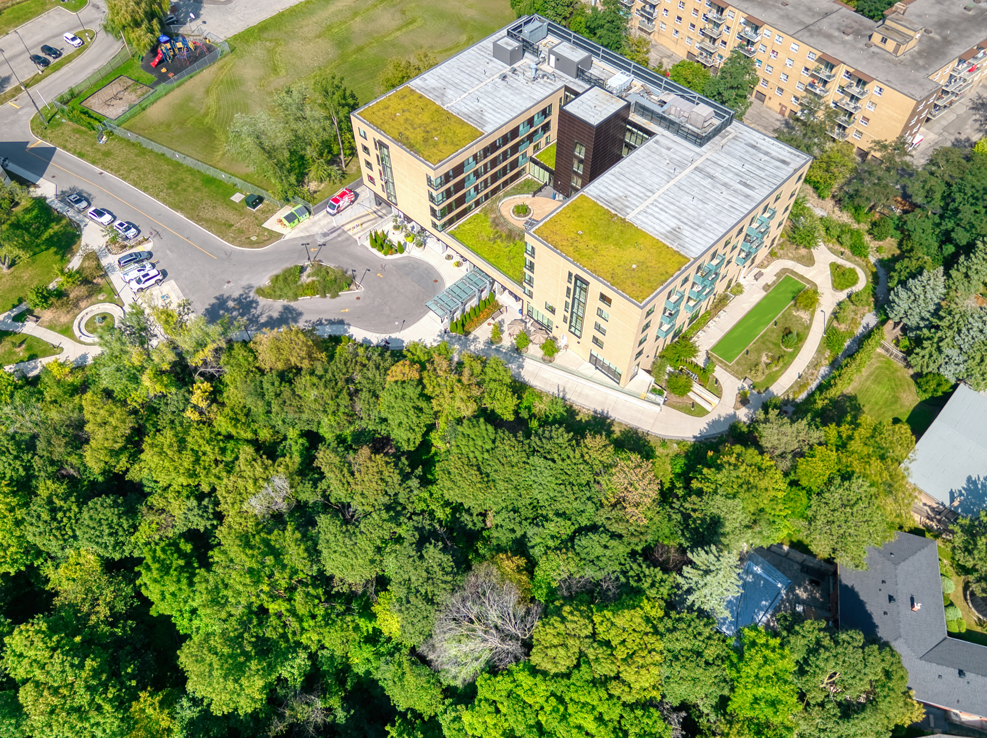 Overhead shot of Forestview Retirement Residence