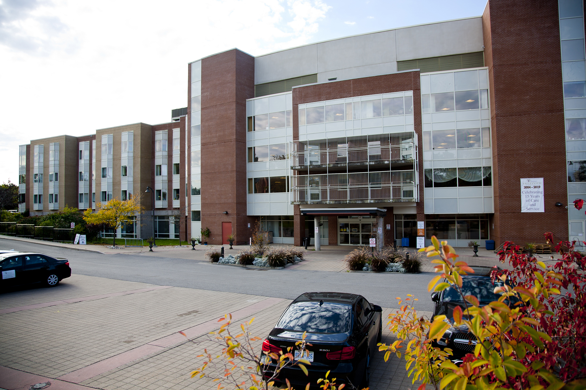 In front of Valleyview Residence